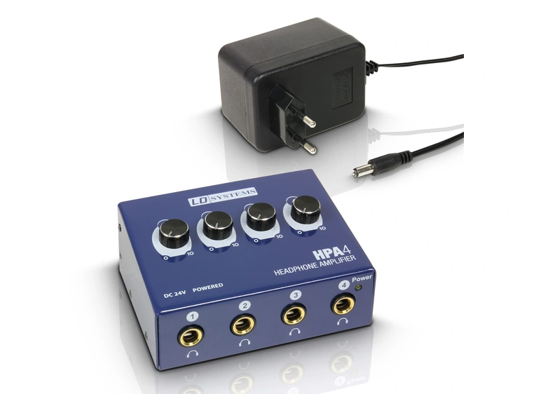 LD Systems HPA 4 - Headphone Amplifier 4 Channels 